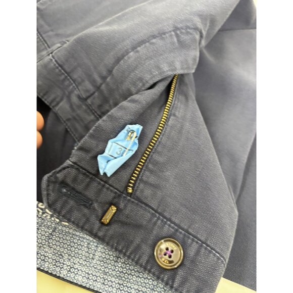 Ted Baker 36R (Actual 36x30) Timmet Blue Textured Dress Pants  Drycleaned EUC - Picture 12 of 12